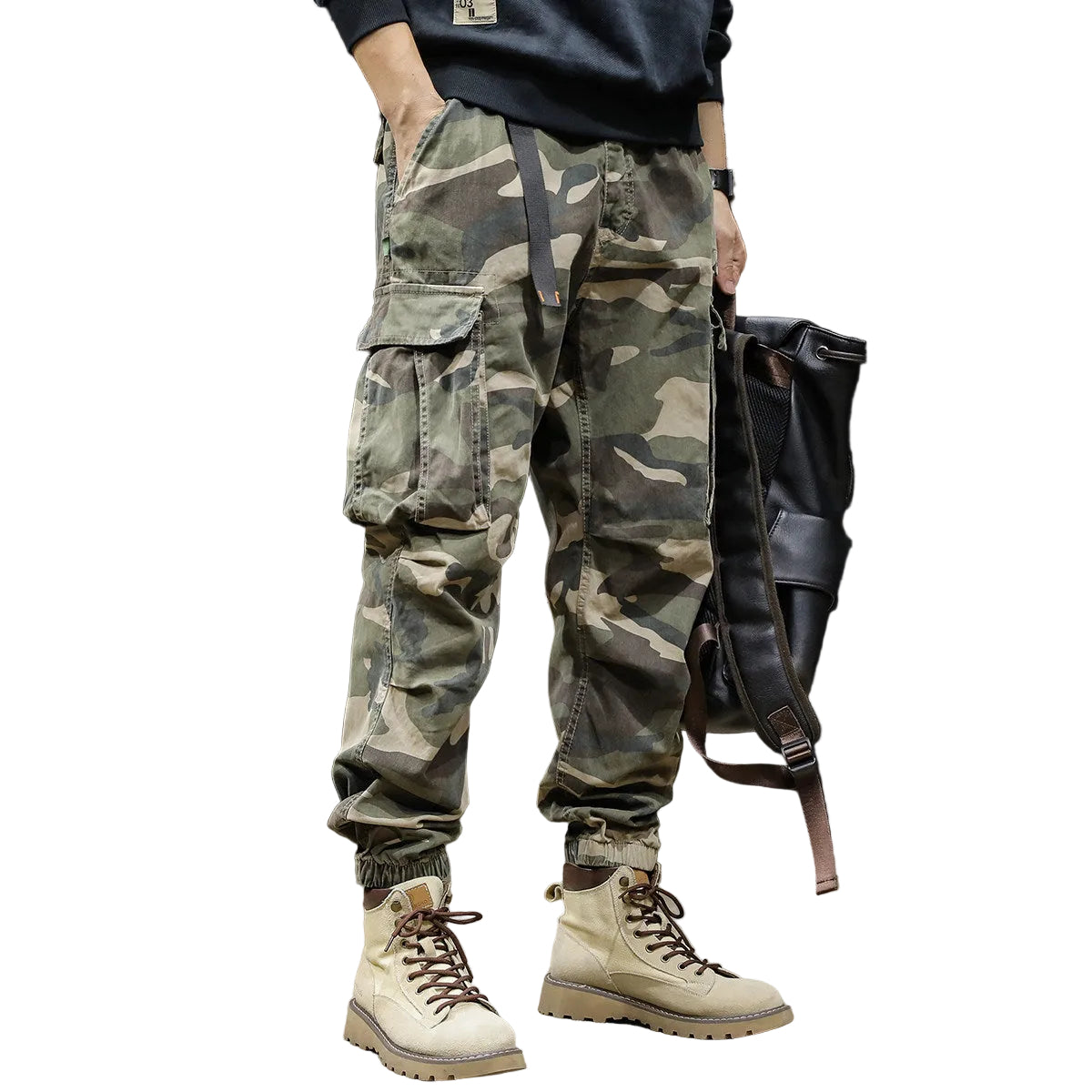 Camouflage cargo pants men's pants