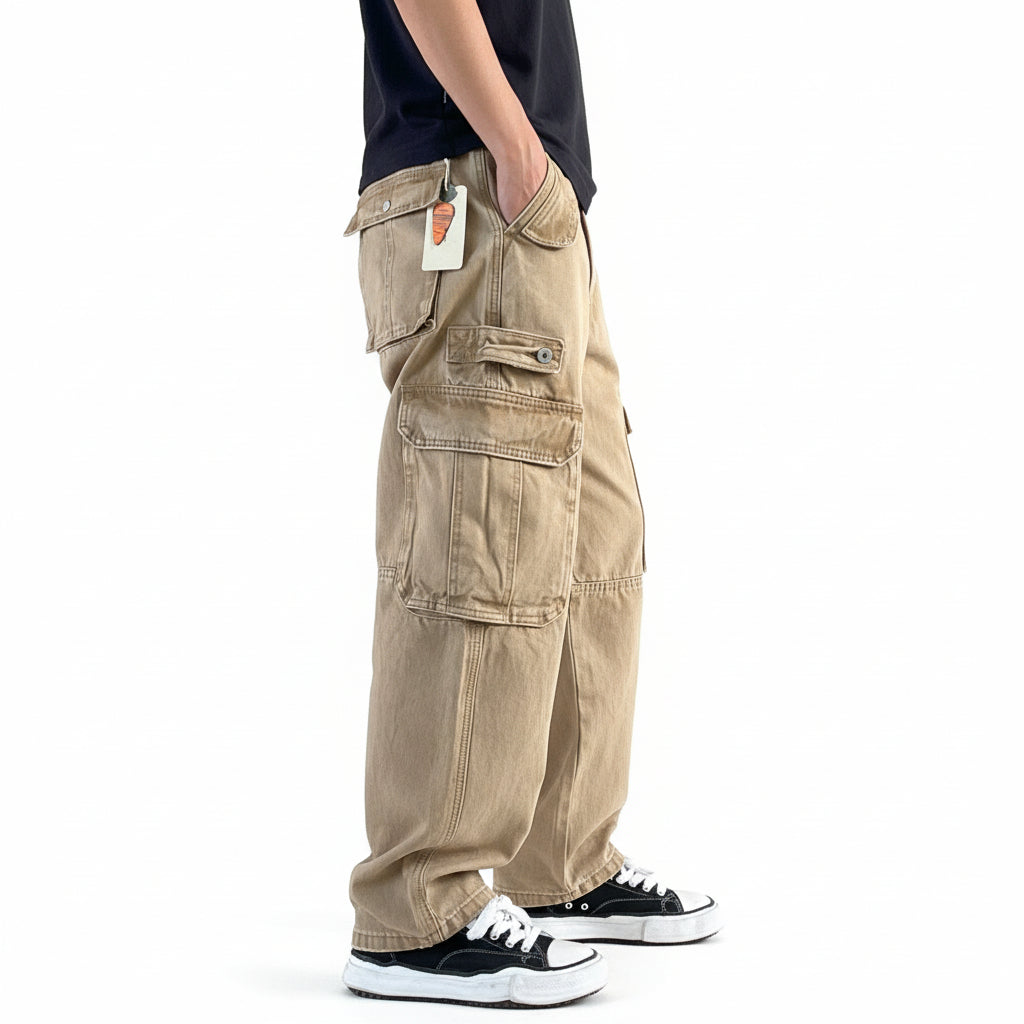 Army Green Trouser Cargo Men Long Pant