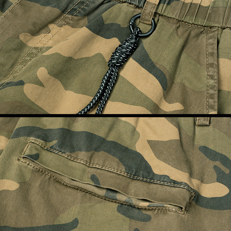 Camouflage Cargo Pants Men's Loose Casual Straight Pants