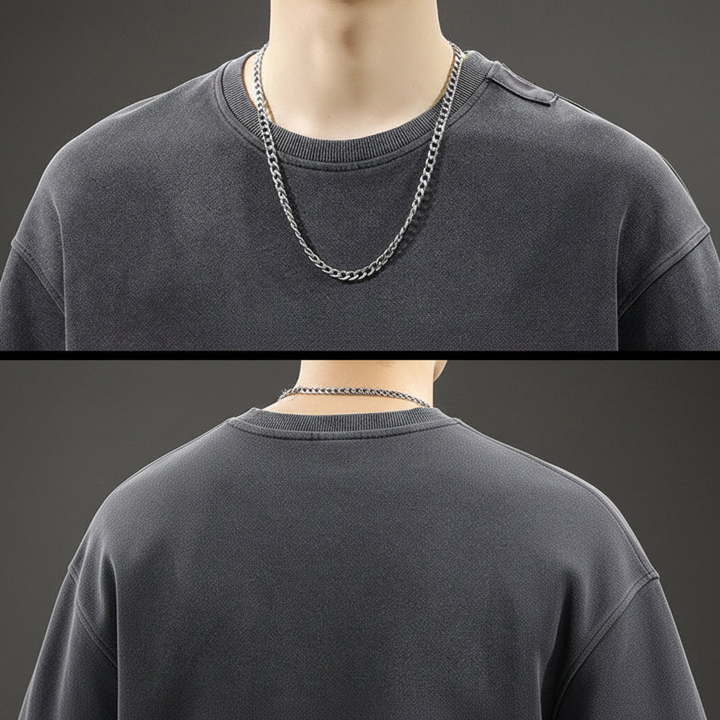 T-shirt men's summer loose casual unisex tee