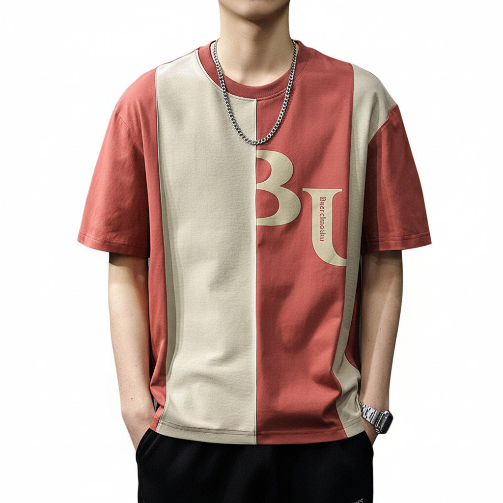 Thin short-sleeved T-shirt men top