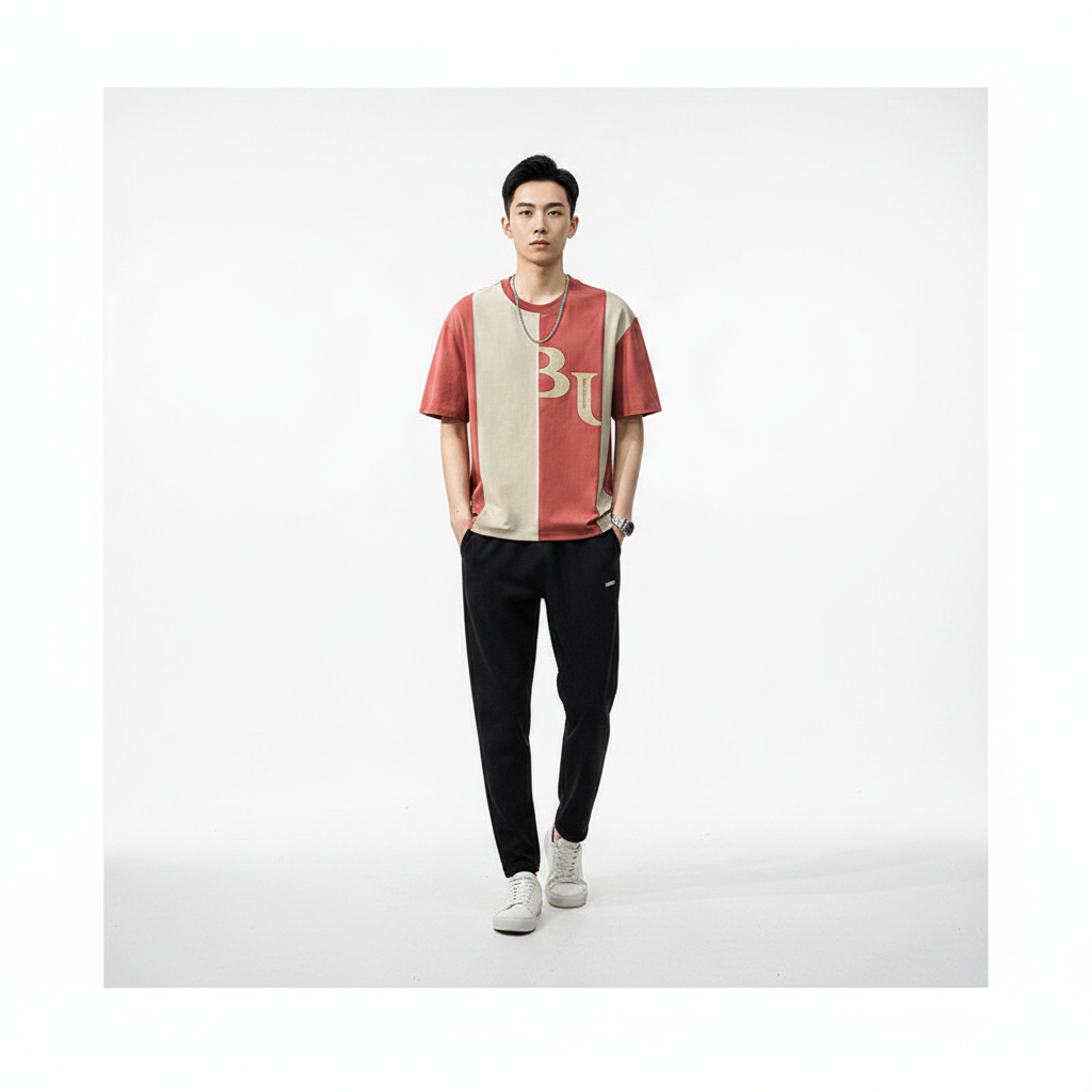 Thin short-sleeved T-shirt men top