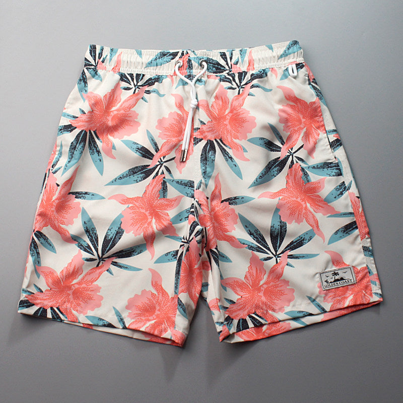 Beach pants crocodile print shorts men's summer shorts