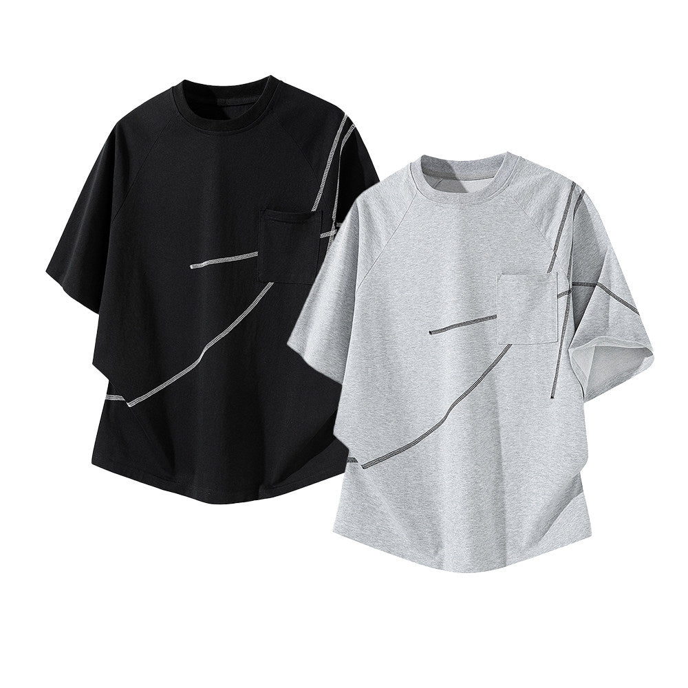 T-shirt pants two-piece set loose fit top