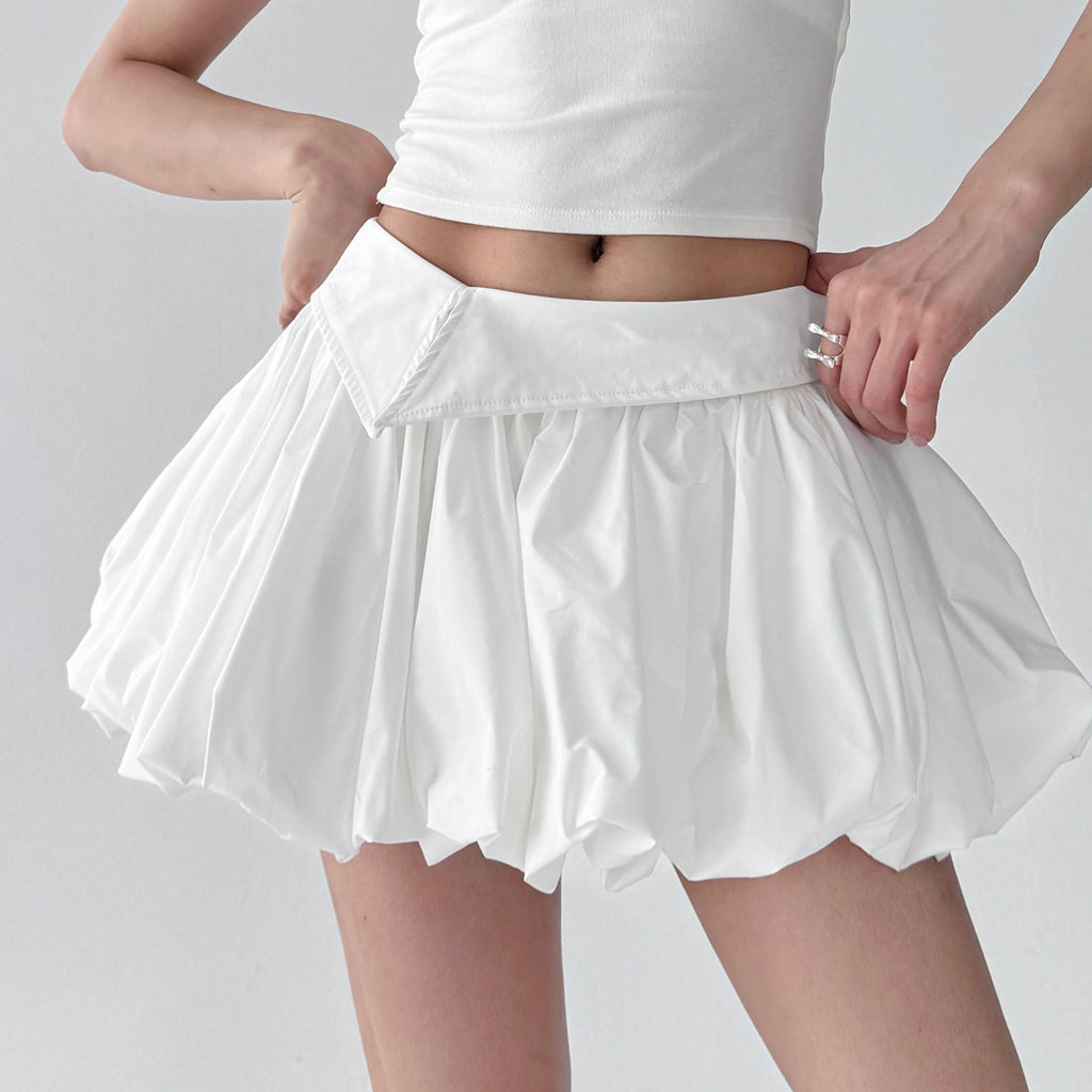 Bubble fashionable skirt women's short skirt