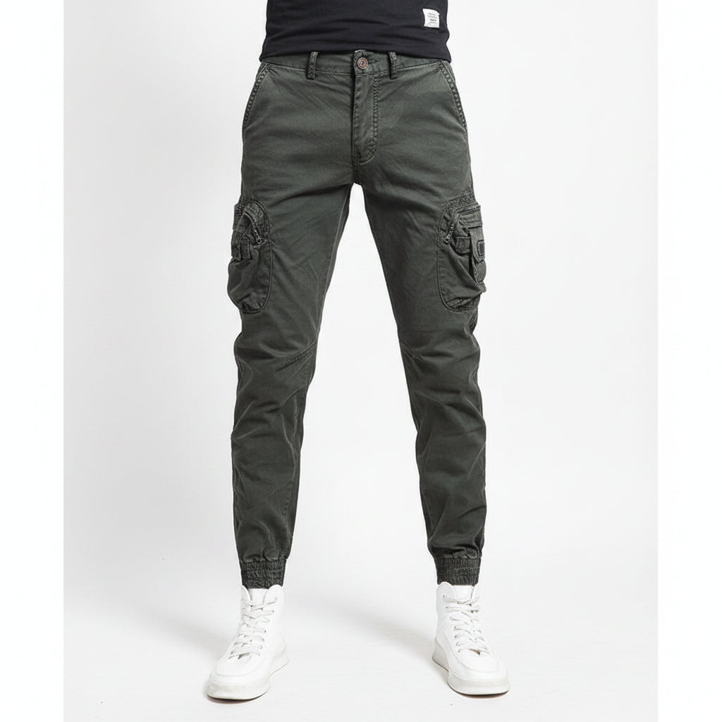 Spring French  camouflage slacks, men's small foot corched cargo long pants