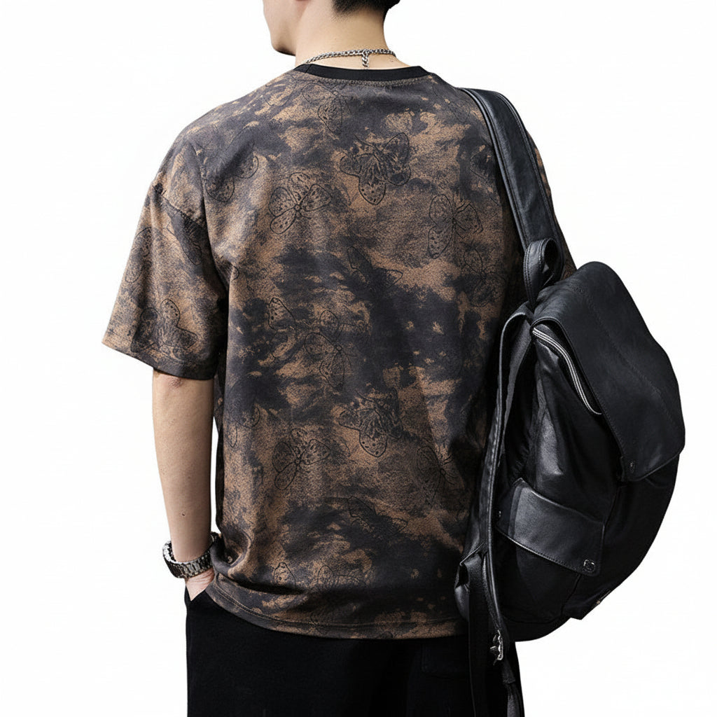 Crewneck t-shirt men top