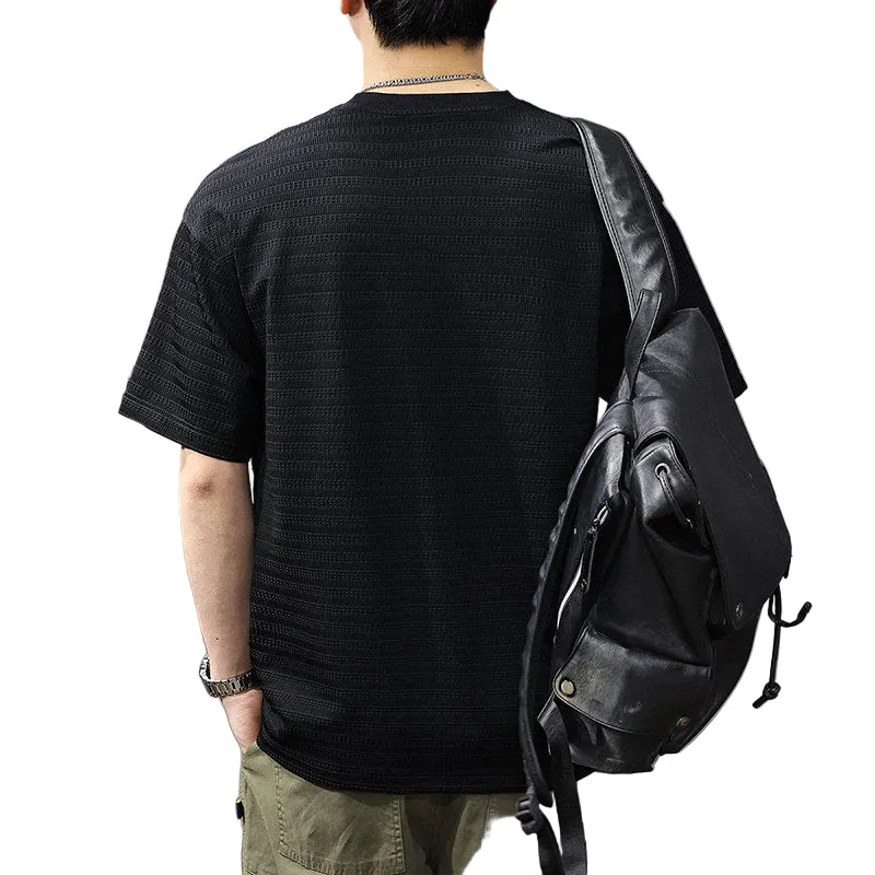 T-shirt men top loose tee