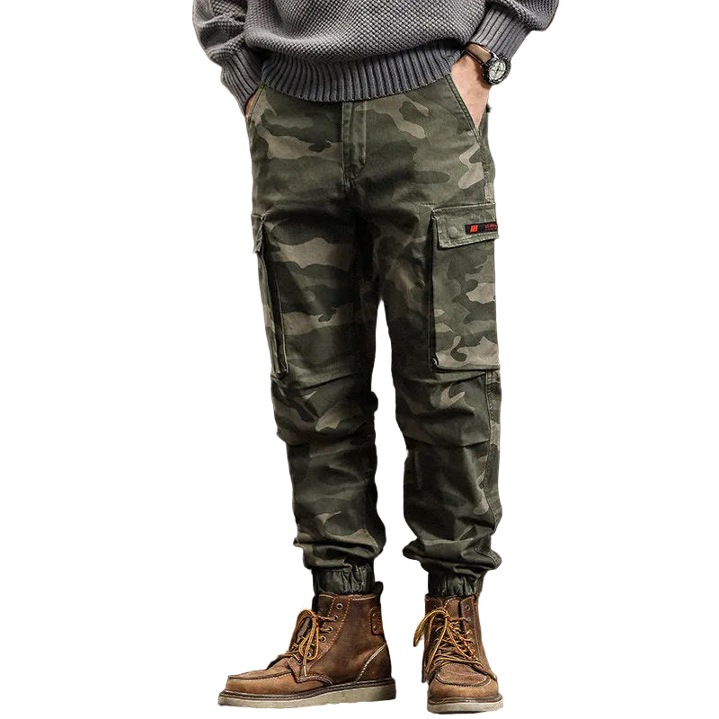 Camouflage cargo pants jeans