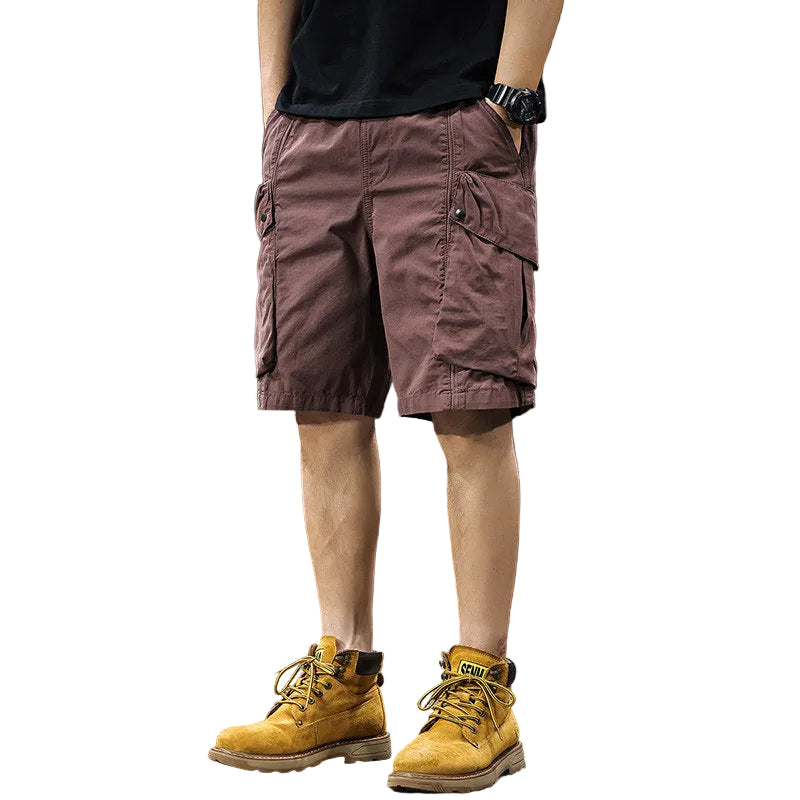 Outdoor casual cargo shorts men's breathable summer trousers