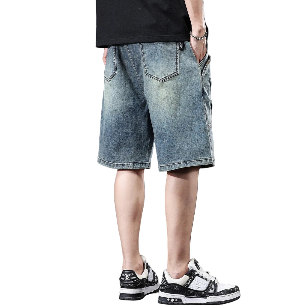 Denim shorts casual men's medium pants