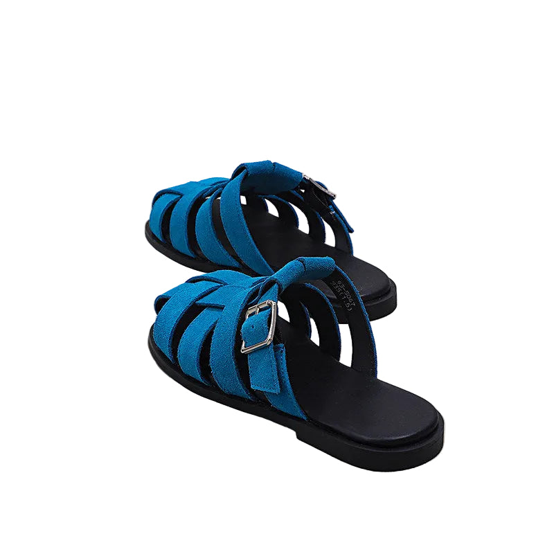 Woven Toe Sandals Half Slippers
