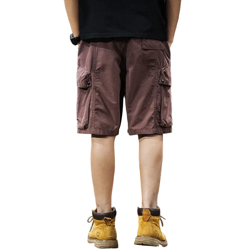 Outdoor casual cargo shorts men's breathable summer trousers