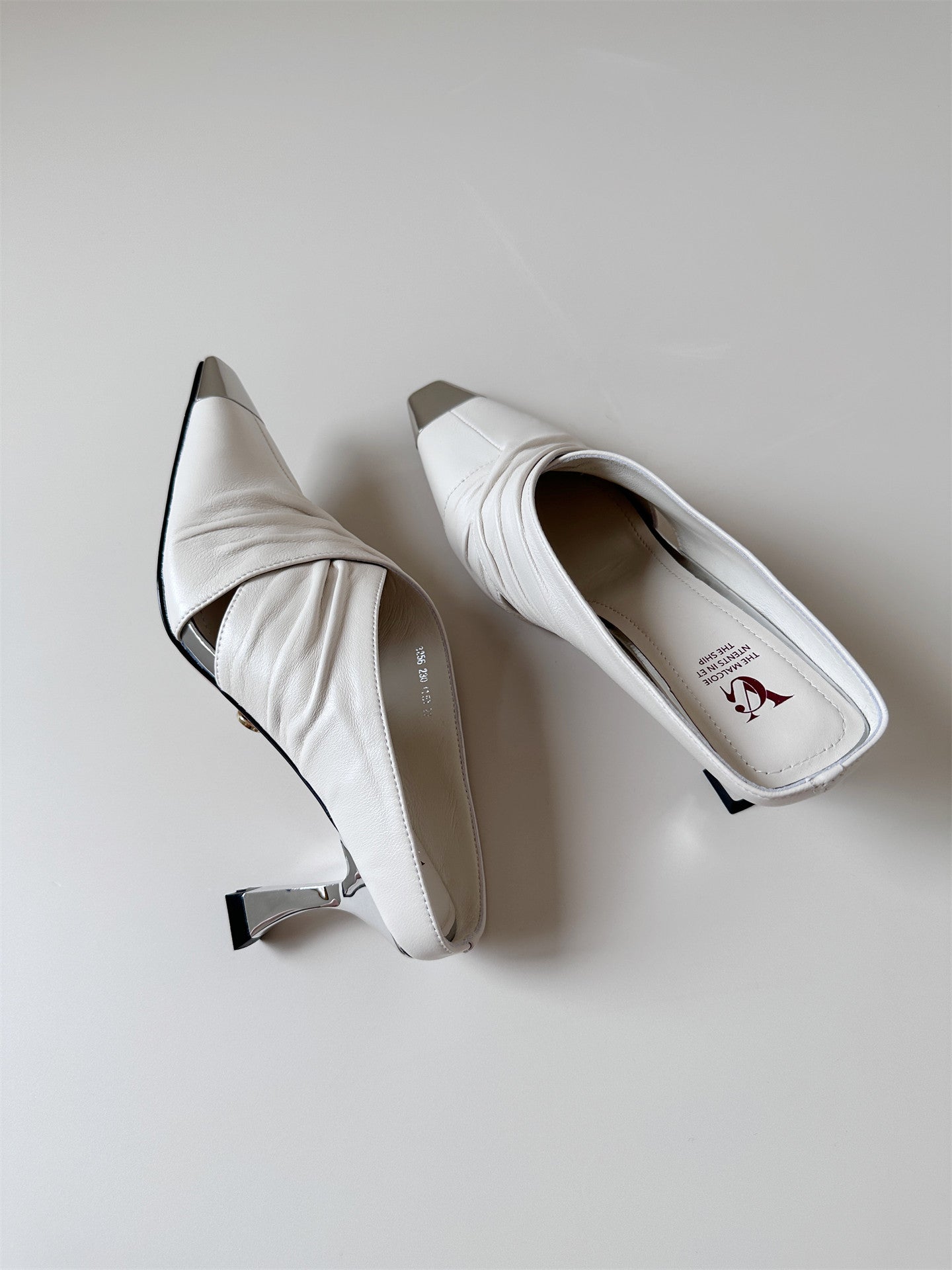 7cm stiletto heel half-slippers heel