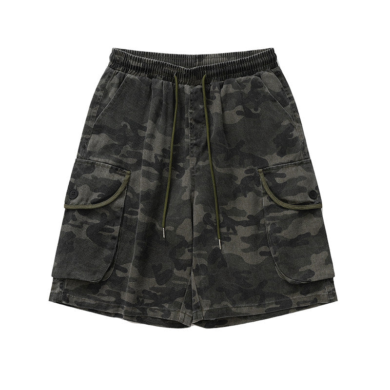 Short Camouflage Jeans Men Denim Street Fashion
