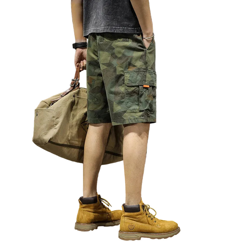 Camouflage Cargo Shorts Pant Men's Trousers