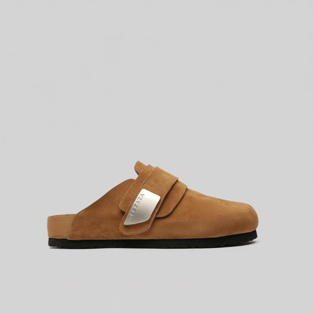 Cork Half Slip On Toe Shoe