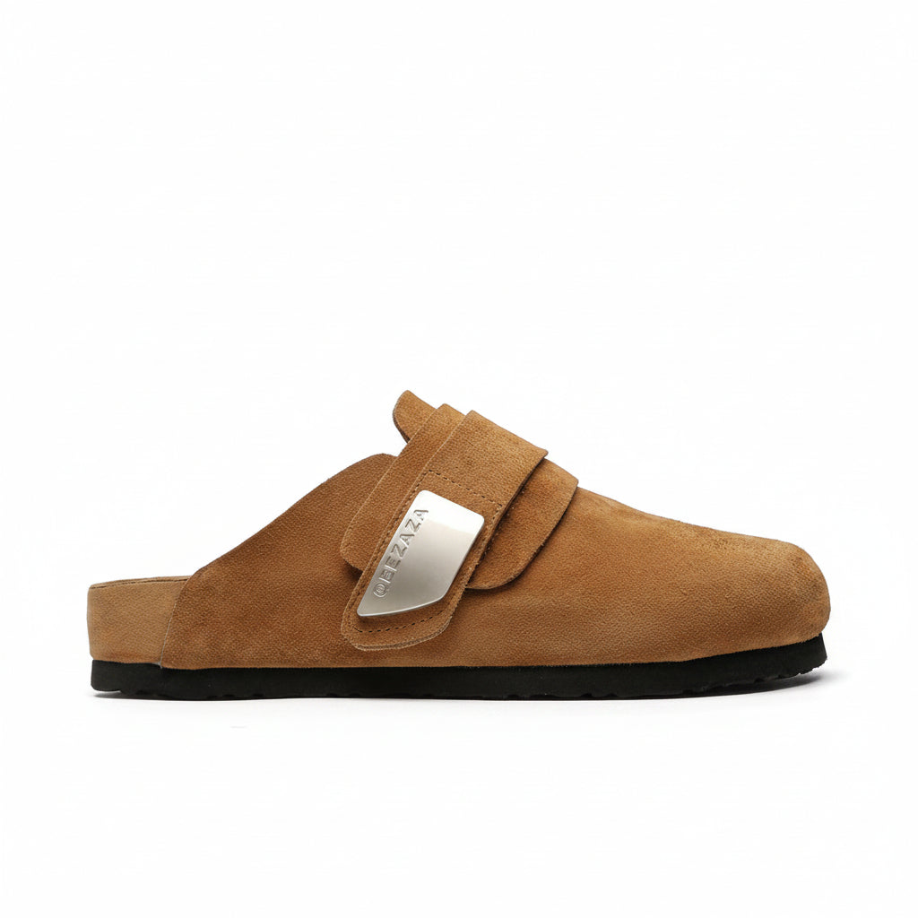 Cork Half Slip On Toe Shoe