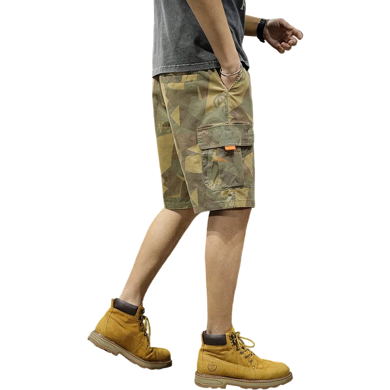 Camouflage Cargo Shorts Pant Men's Trousers