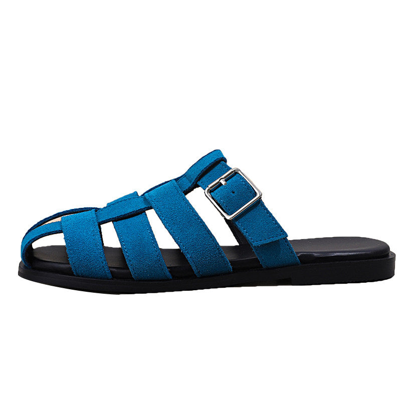 Woven Toe Sandals Half Slippers