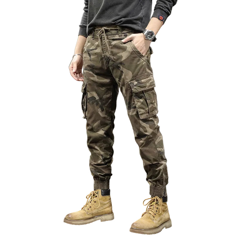 Camouflage slacks men's Cargo pants slim fit