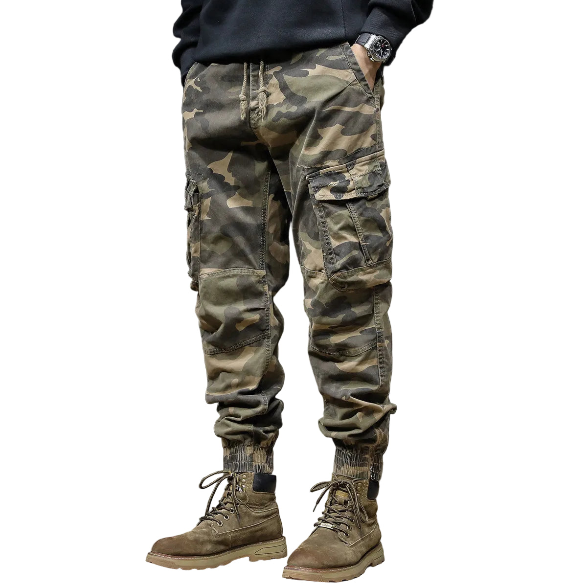 Camouflage cargo pants men's plus size men's slacks trousers