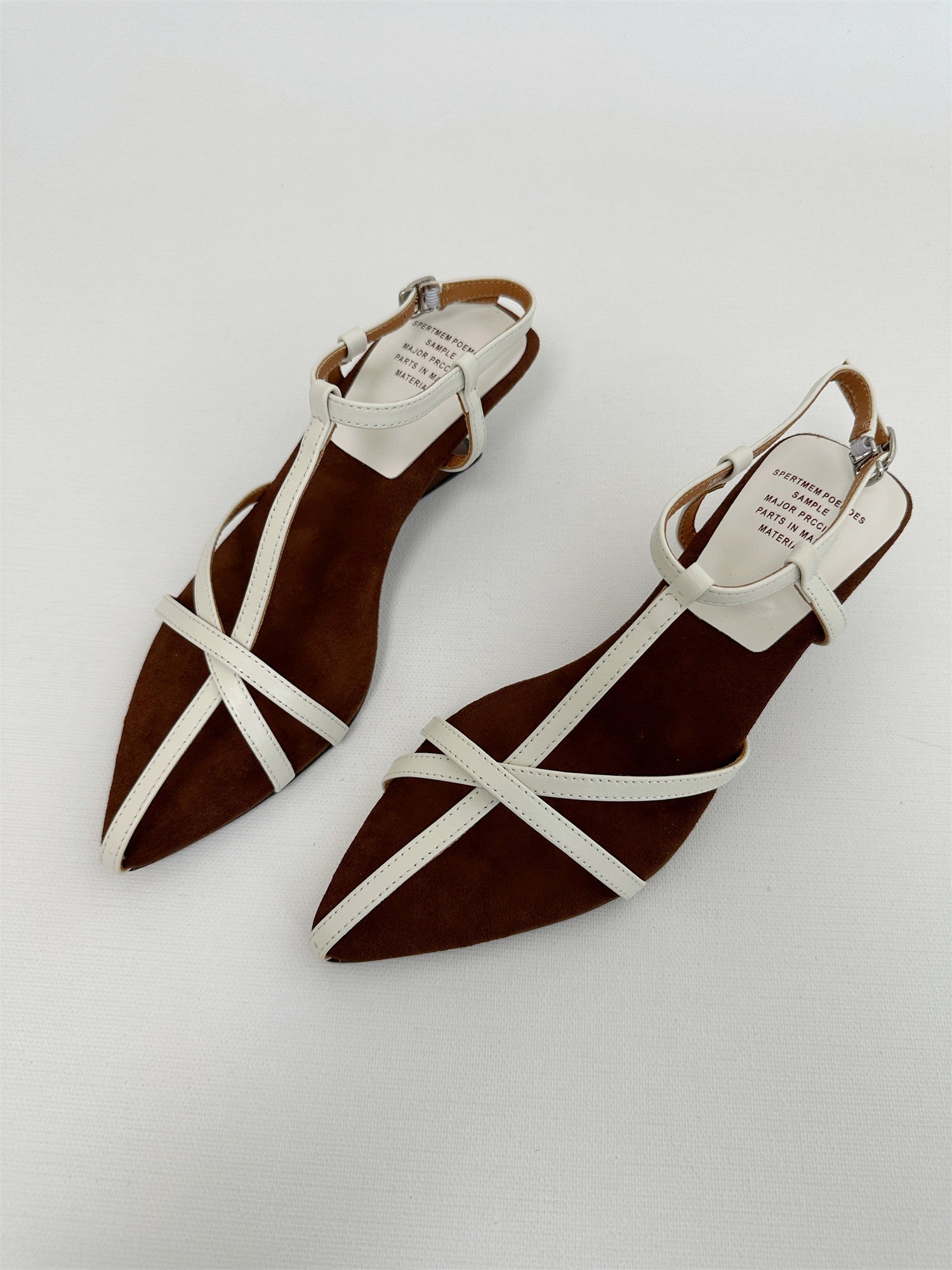Gold thin band pointed toe 6cm wedge heel high heel sandals
