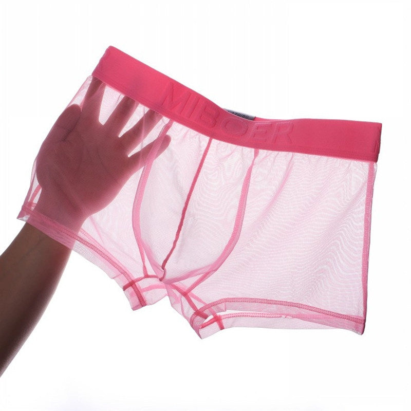 See-through men boxers
