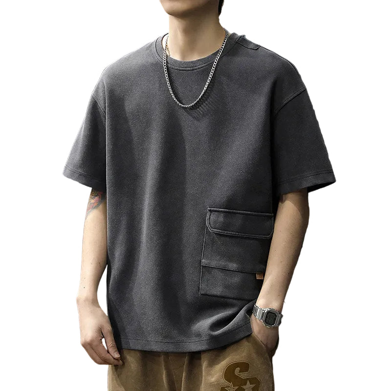 T-shirt men's summer loose casual unisex tee