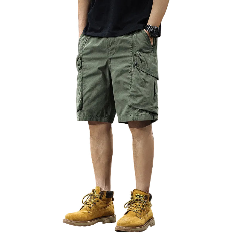 Outdoor casual cargo shorts men's breathable summer trousers