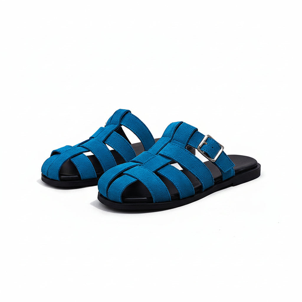 Woven Toe Sandals Half Slippers