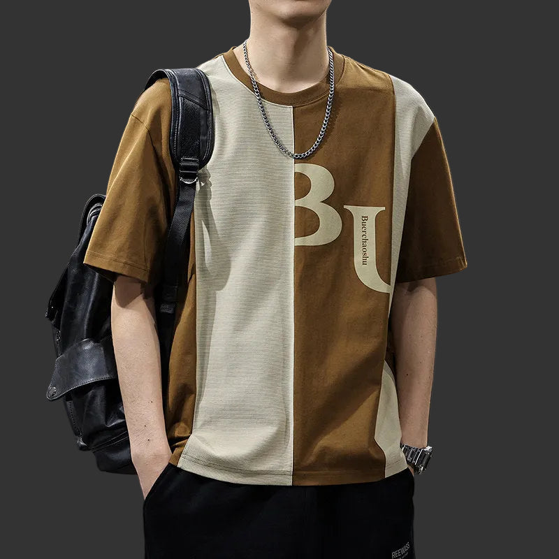 Thin short-sleeved T-shirt men top