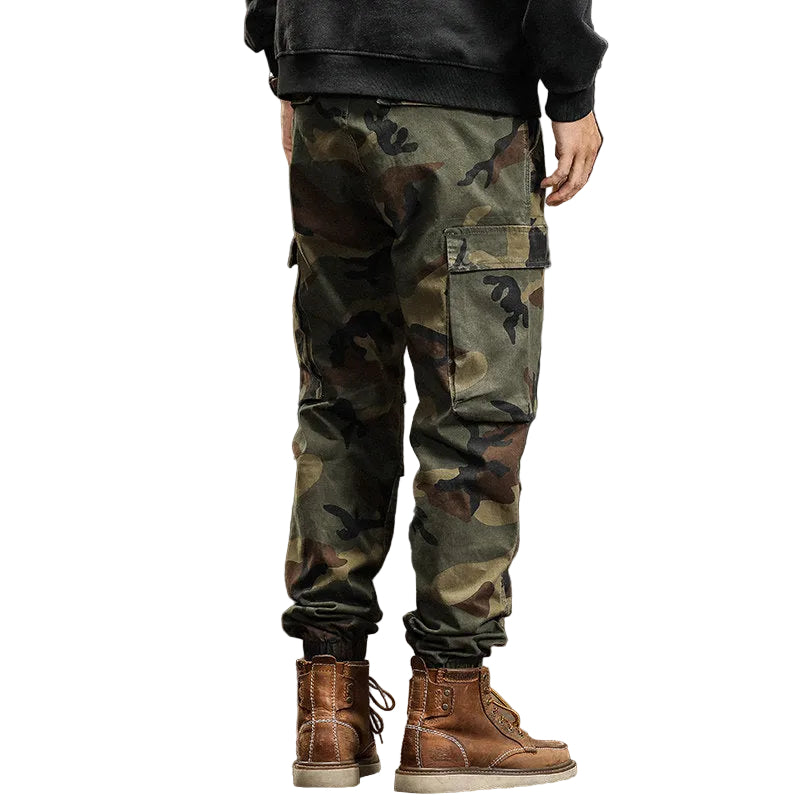 Camouflage cargo pants jeans