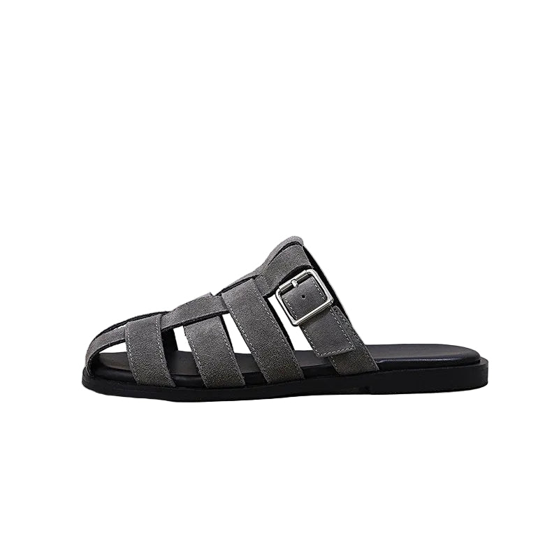 Woven Toe Sandals Half Slippers