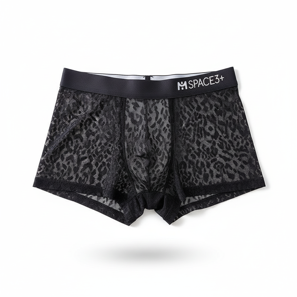 Men's Panties Lace Pure Mesh Breathable boxers