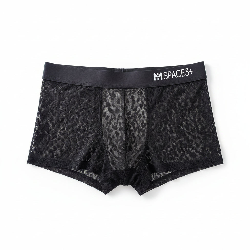 Men's Panties Lace Pure Mesh Breathable boxers