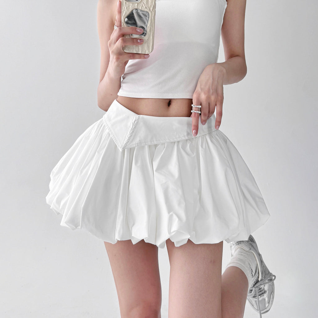 Bubble fashionable skirt women's short skirt