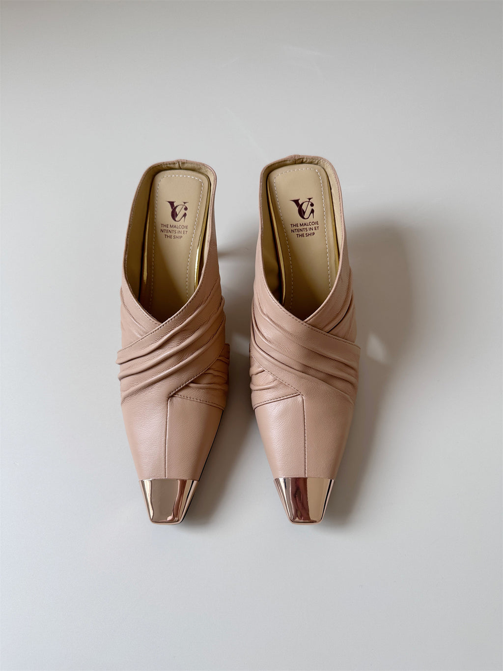 7cm stiletto heel half-slippers heel