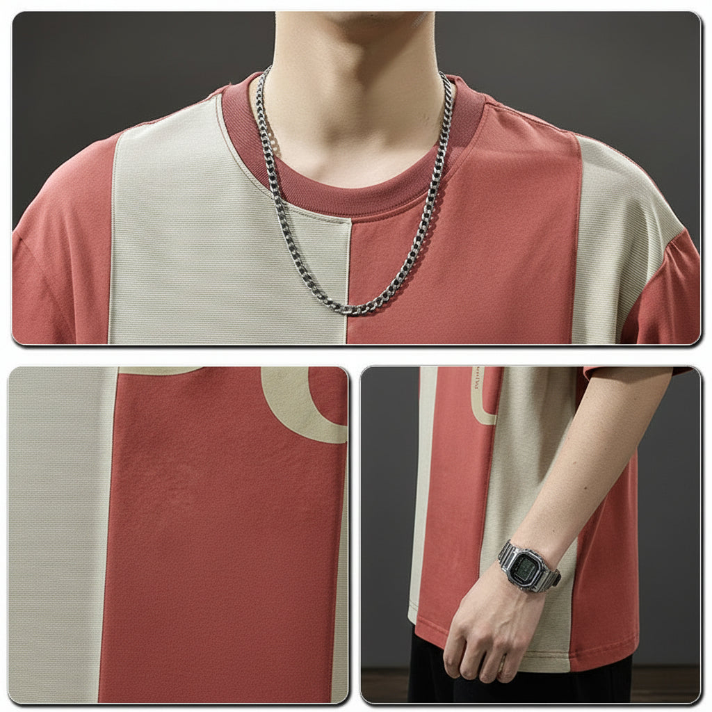 Thin short-sleeved T-shirt men top
