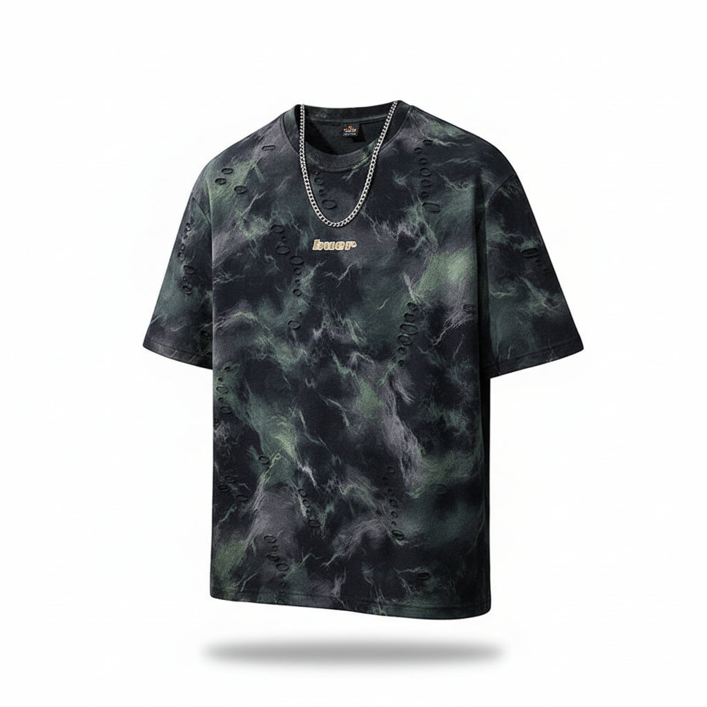 Top short-sleeved T-shirt men's loose casual summer
