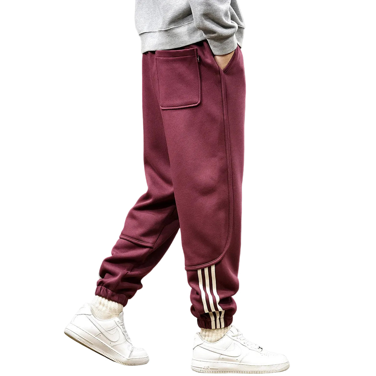 Men striped sweatpants