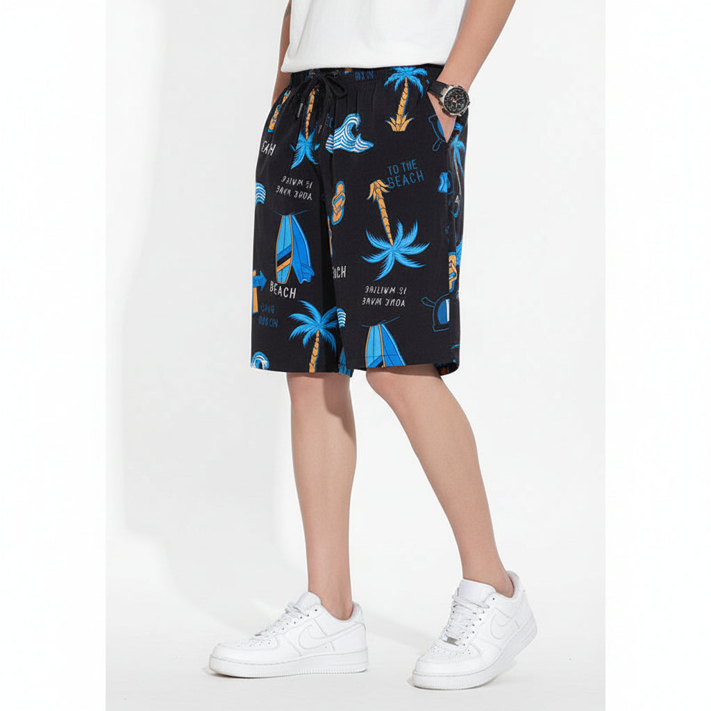 Multi colour beach men's summer pants