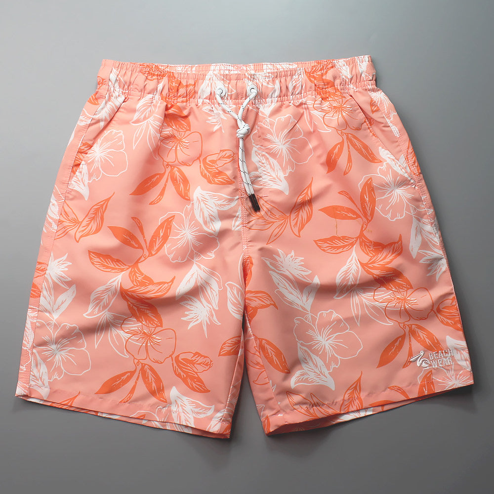 Beach pants men's quick-drying loose print pants