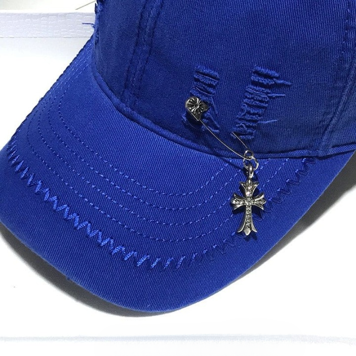 Blue baseball show face sunscreen unisex cap