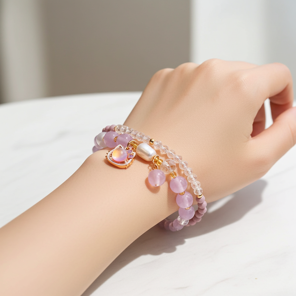 Shimmer Pink Bracelet