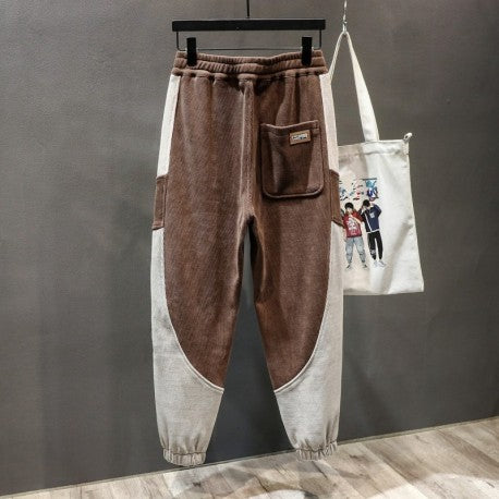 Loose sweatpants Camel