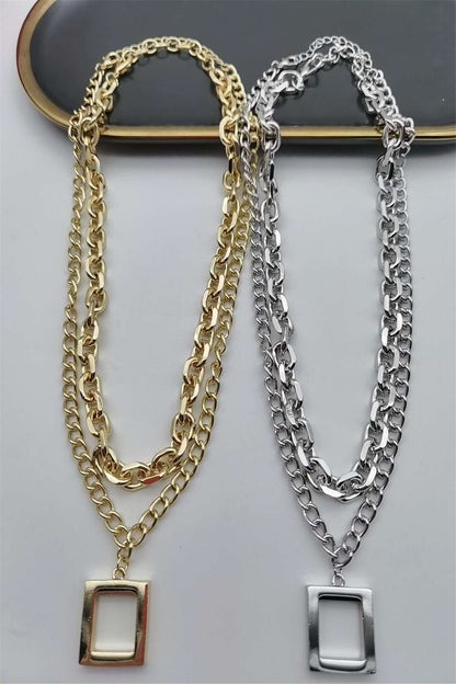 Chains line Necklace