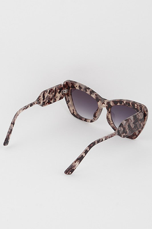 Two Toned Cateye Sunglasses