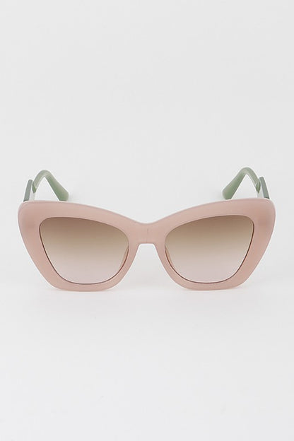 Two Toned Cateye Sunglasses