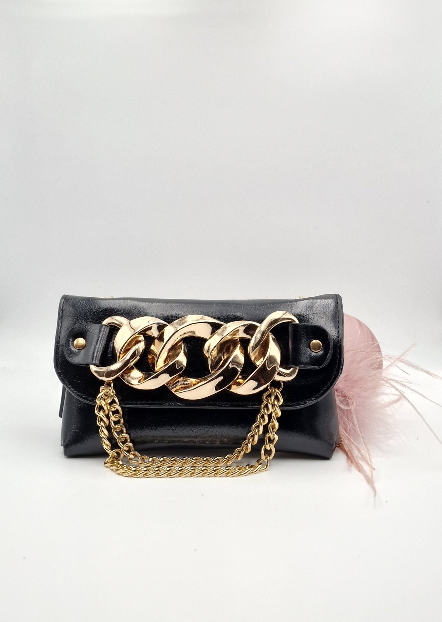 Crossed Chain Mini Bag